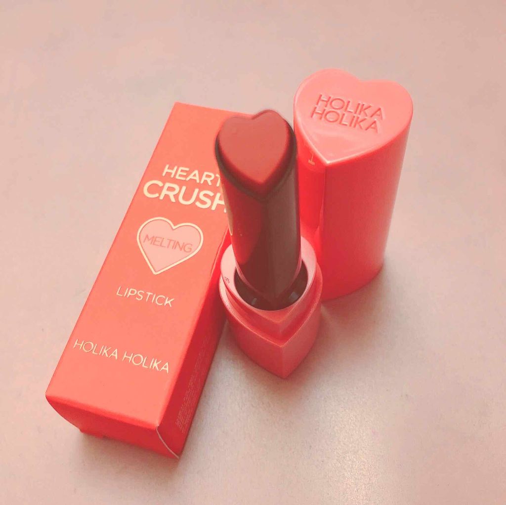 ハートクラッシュメルティング/HOLIKA HOLIKA/口紅を使ったクチコミ（1枚目）