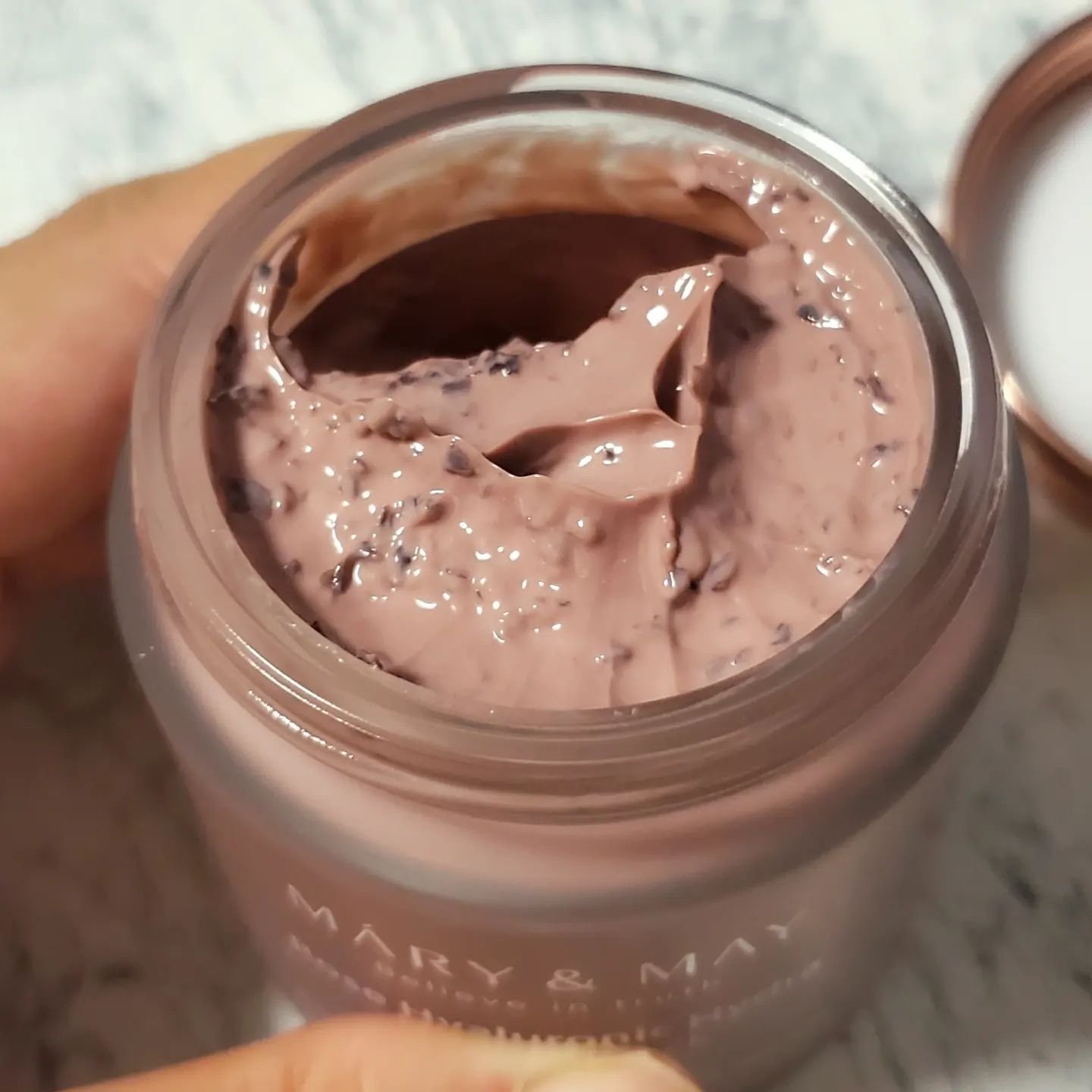 ローズヒアルロニックハイドラウォッシュオフパック/MARY&MAY/洗い流すパック・マスクを使ったクチコミ（3枚目）