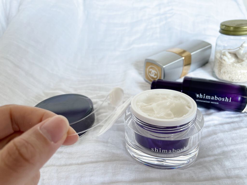 ラスターリッチクリーム/shimaboshi/フェイスクリームを使ったクチコミ（2枚目）