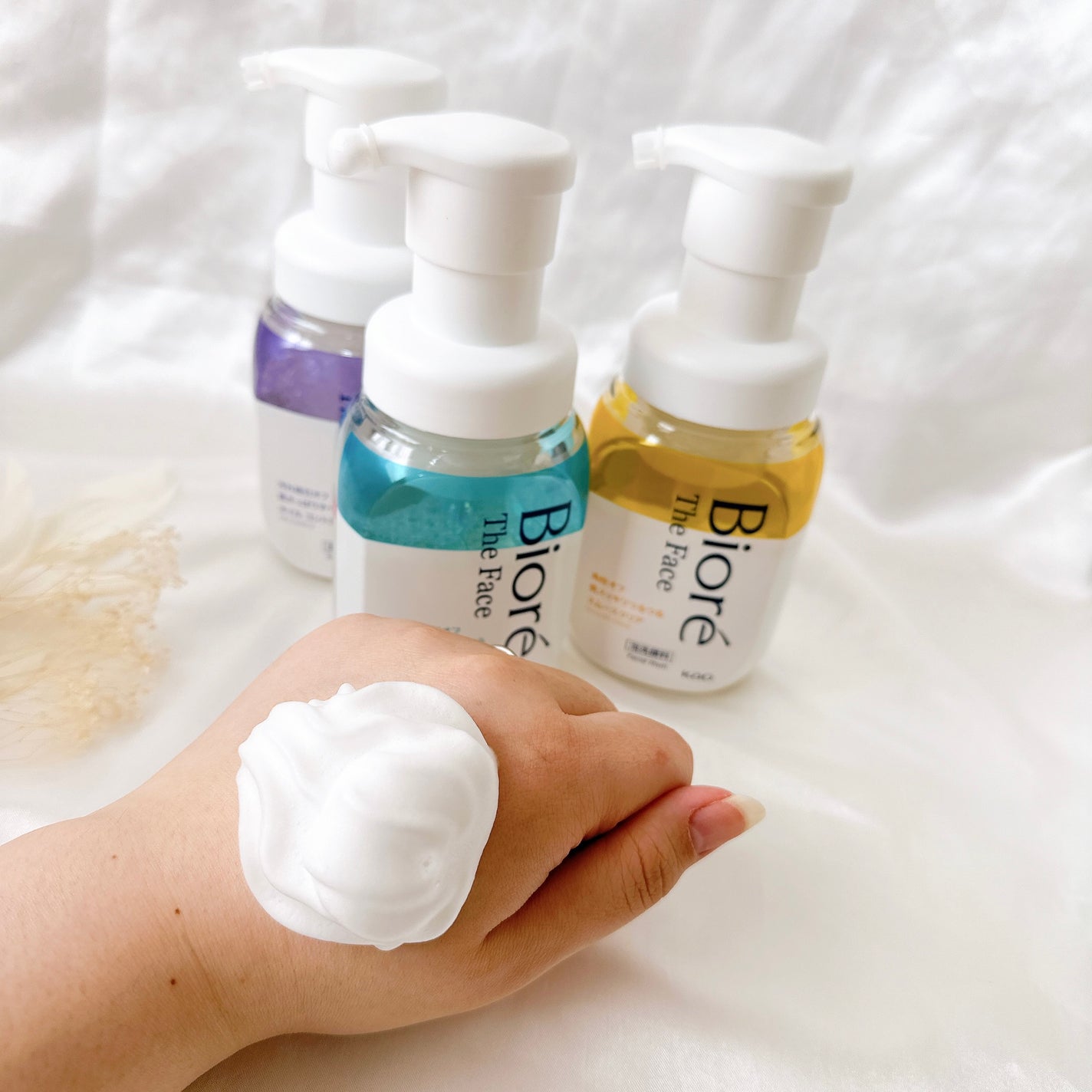 めるᙏ̤̫͚𓍯フォロバ on LIPS 「〖Bioré〗⋆⸜ビオレのTheフェイス泡洗顔料⸝⋆暑くなる季..」(4枚目)