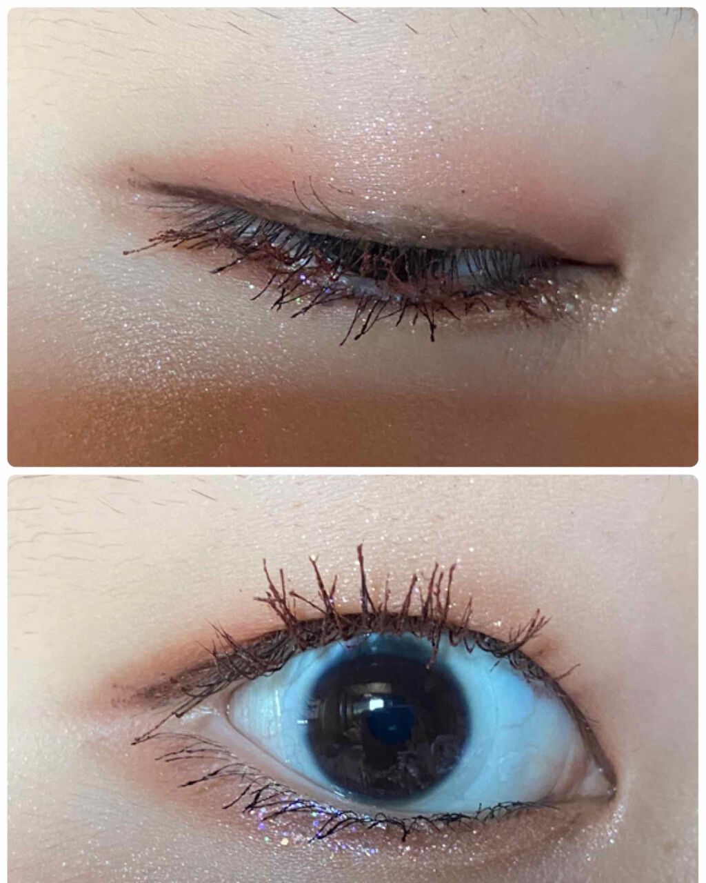 リキッド グリッター シャドウ/rom&nd/グリッターを使ったクチコミ(4枚目)