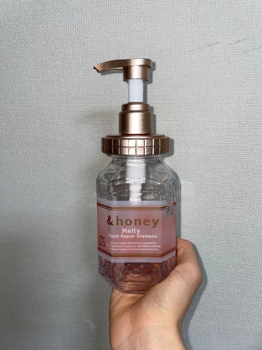 &honey Melty モイストリペア シャンプー1.0／モイストリペア ヘアトリートメント2.0 シャンプー本体440ml/&honey/シャンプー・コンディショナーを使ったクチコミ（1枚目）