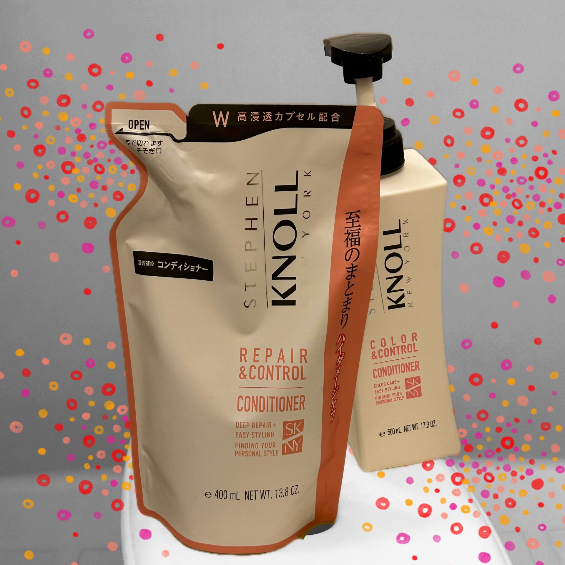 カラーコントロール シャンプー W/コンディショナー W コンディショナー詰替え用 400ml/スティーブンノル ニューヨーク/市販シャンプーを使ったクチコミ（1枚目）