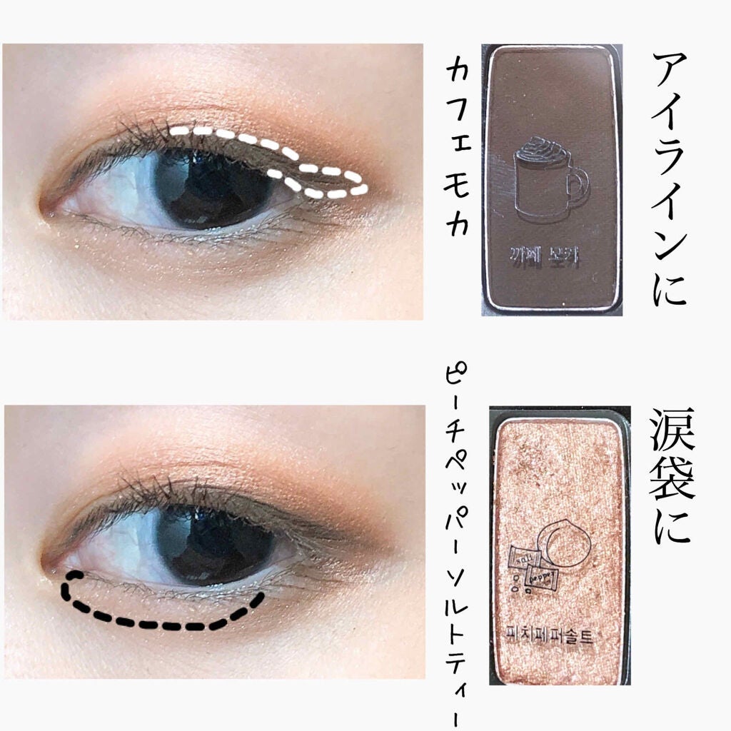 プレイカラー アイシャドウ/ETUDE/アイシャドウパレットを使ったクチコミ(3枚目)