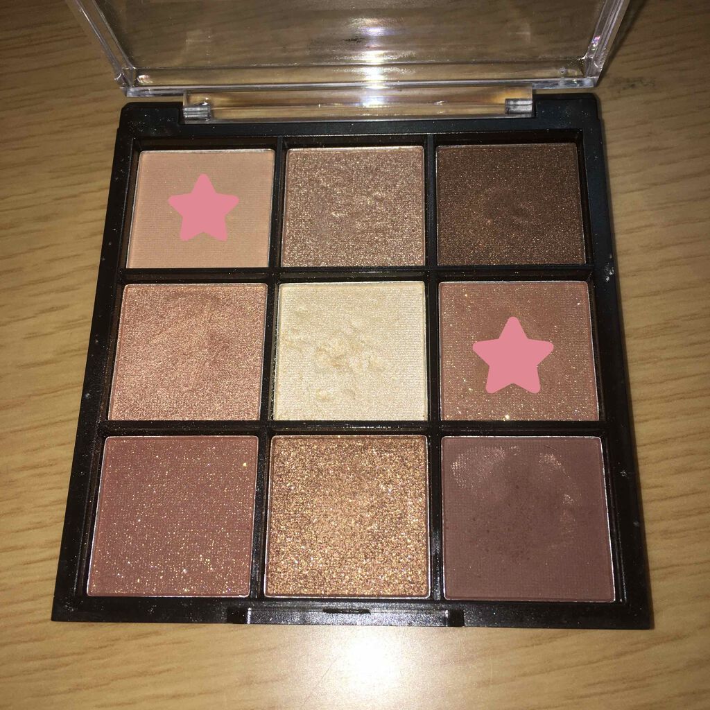UR GLAM BLOOMING EYE COLOR PALETTE/U R GLAM/アイシャドウパレットを使ったクチコミ(4枚目)