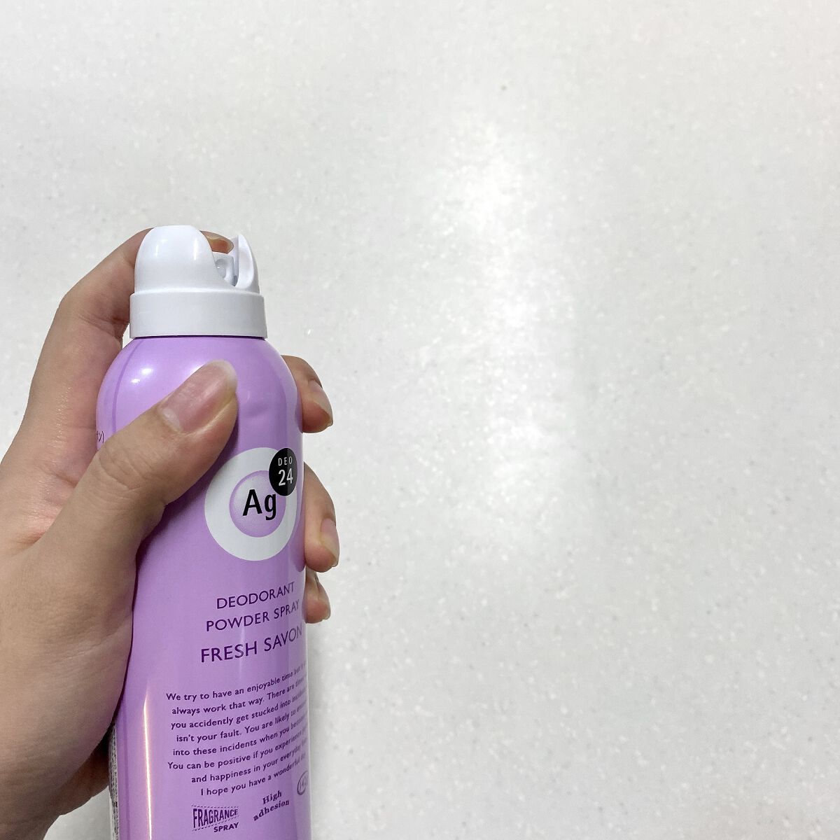 パウダースプレー（フレッシュサボン）/エージーデオ24/デオドラント・制汗剤を使ったクチコミ（3枚目）