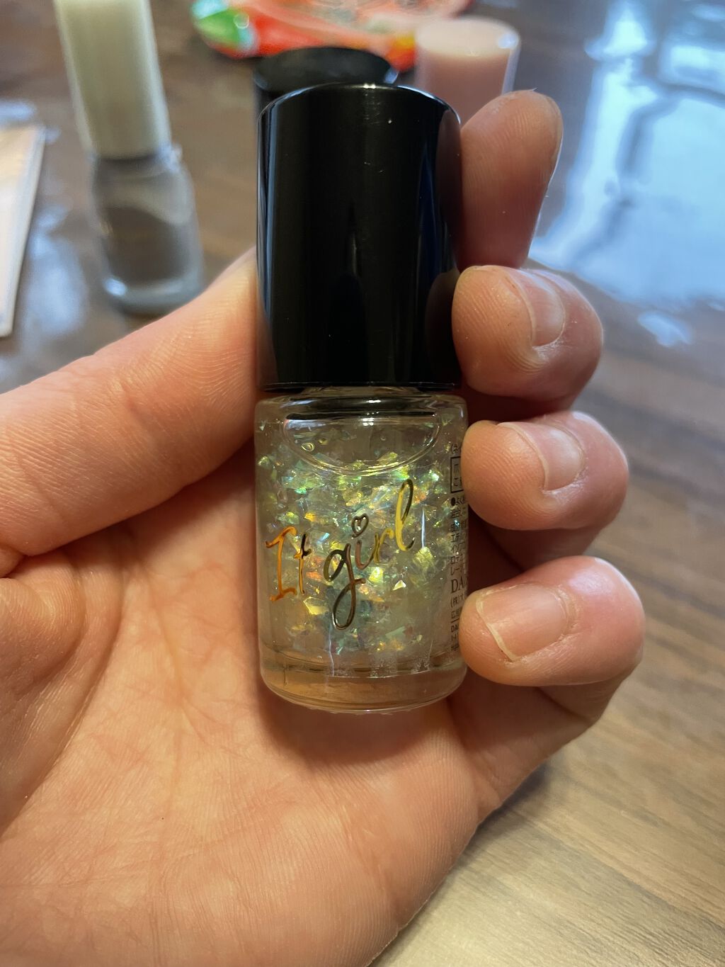 ITGグリッターネイル/DAISO/マニキュアを使ったクチコミ（1枚目）