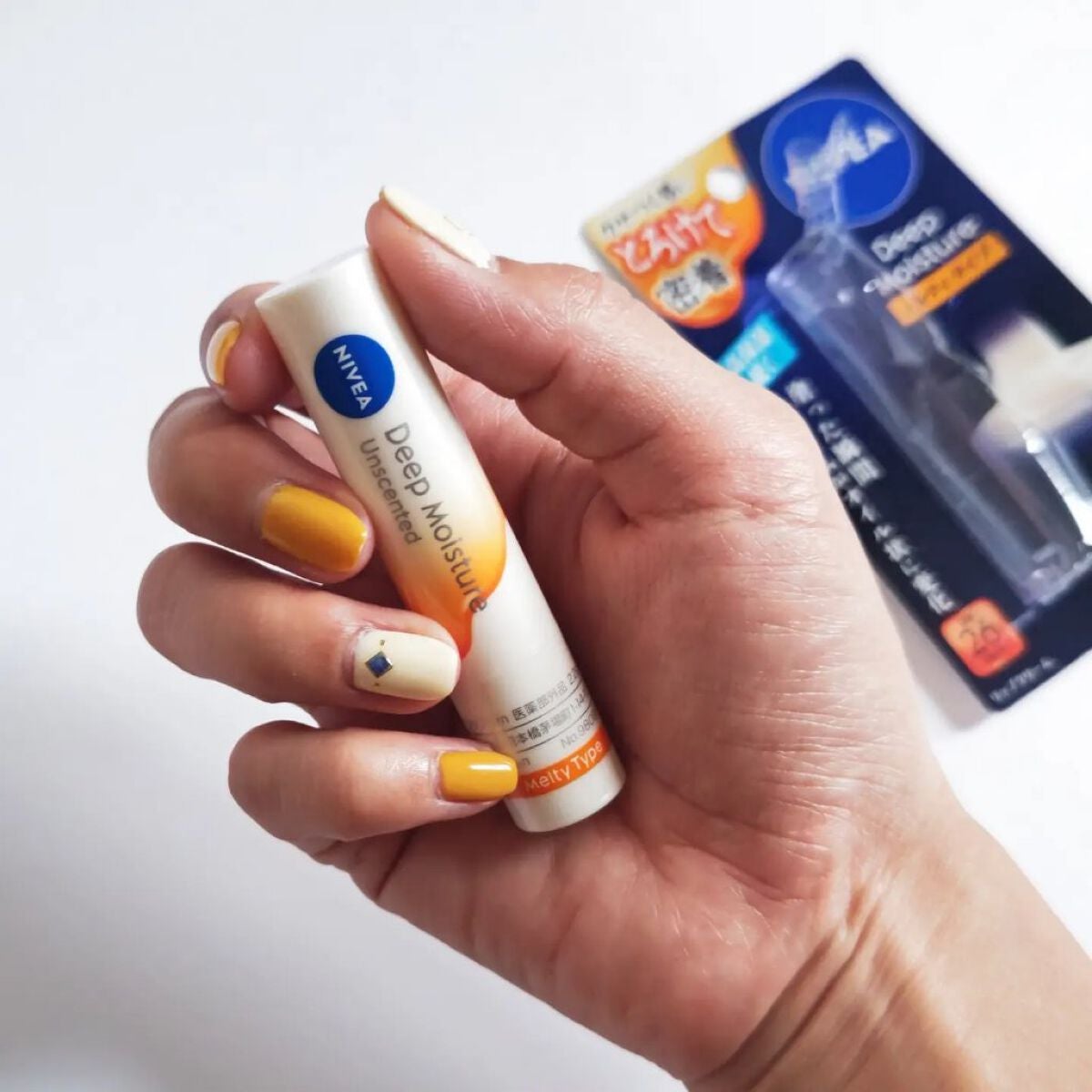 ニベア ディープモイスチャーリップ メルティタイプ/ニベア/リップクリームを使ったクチコミ(1枚目)