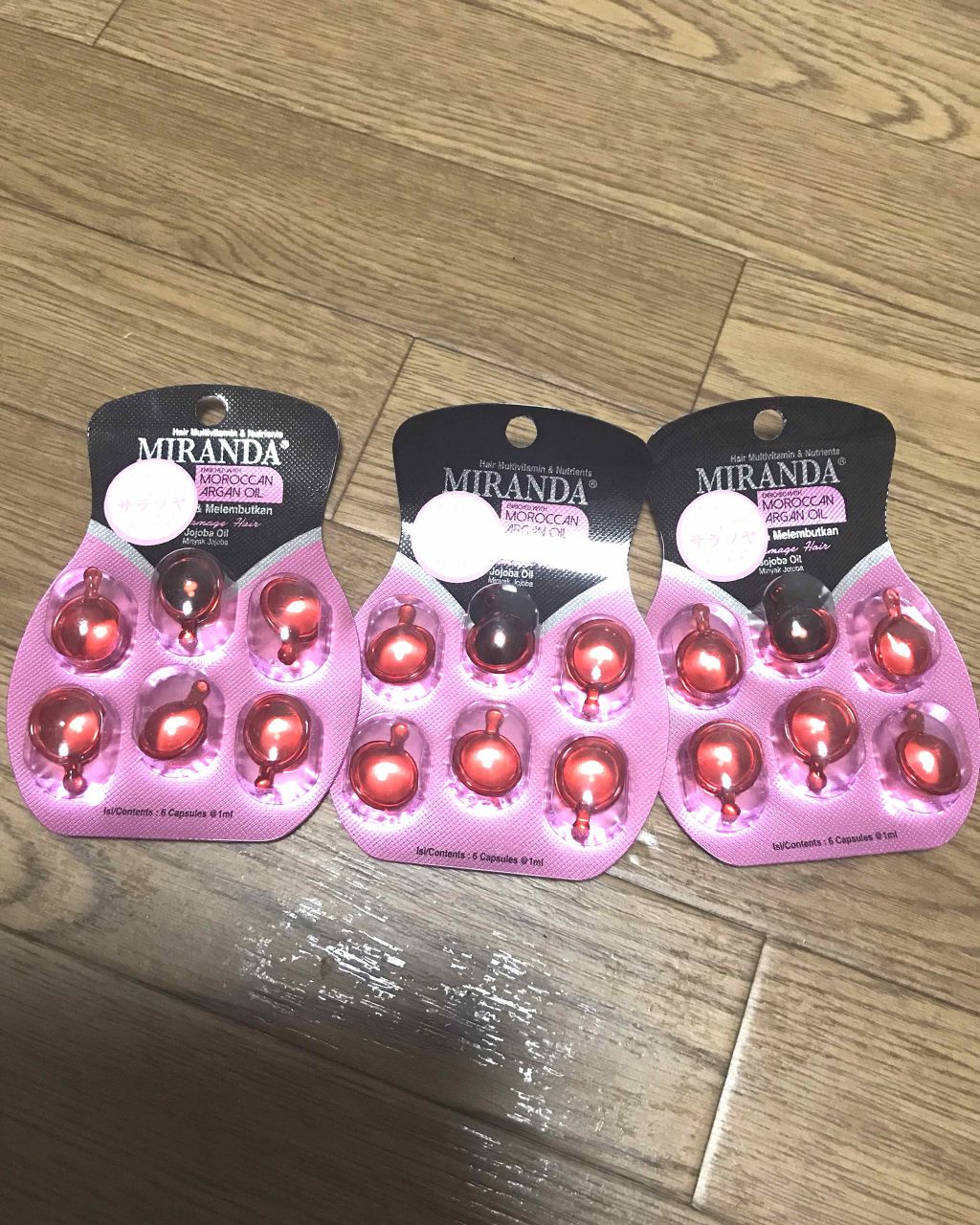 ヘアビタミン デイリーケアヘアオイル/MIRANDA/ヘアオイルを使ったクチコミ（2枚目）