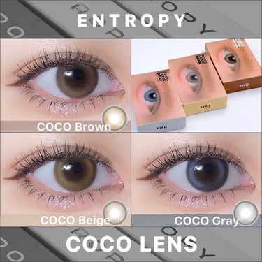 COCO LENS/ENTROPY/カラーコンタクトレンズを使ったクチコミ（1枚目）