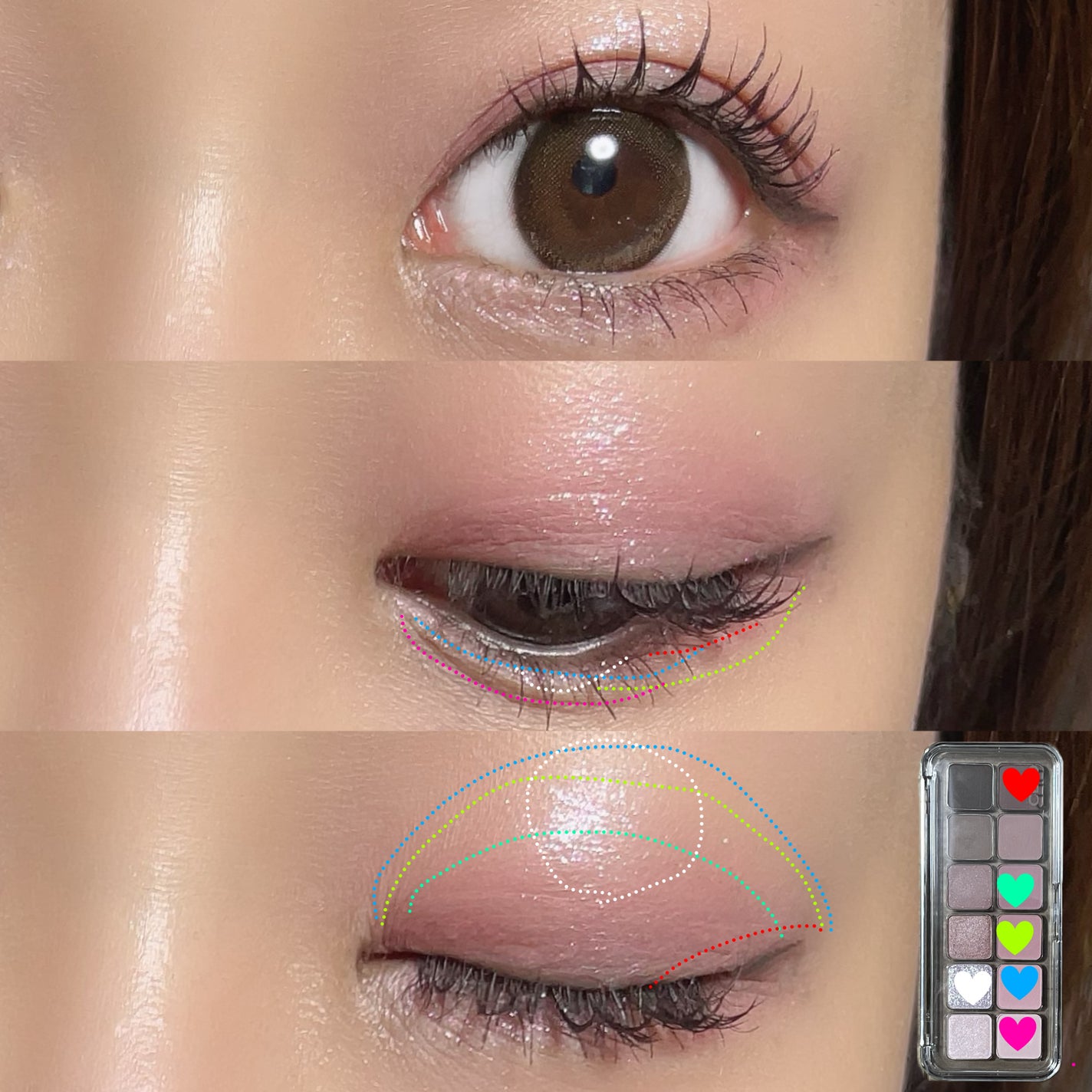 プロ アイ パレット エアー/CLIO/アイシャドウパレットを使ったクチコミ(3枚目)