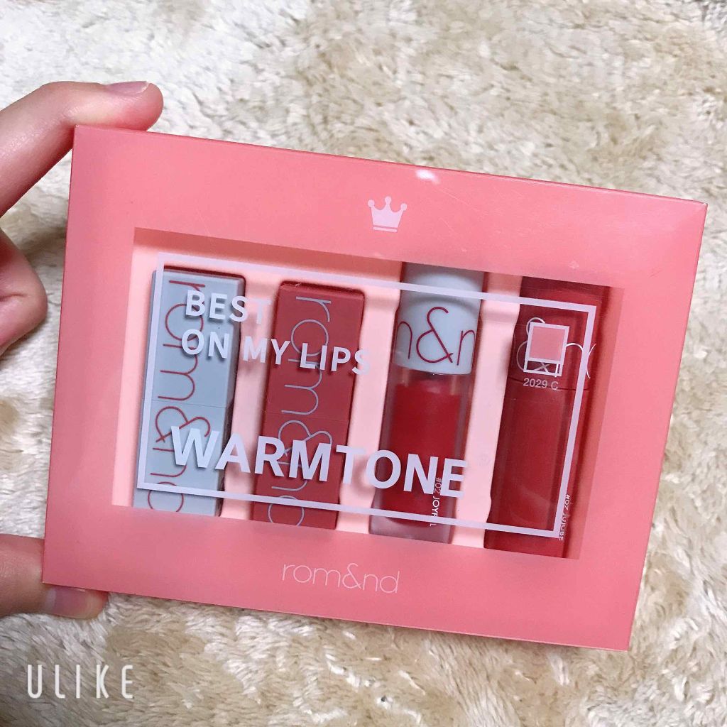 ベストオンマイリップスエディション/rom&nd/口紅を使ったクチコミ（1枚目）