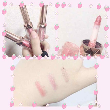 パウダリーグリッターアイシャドウリップ/xixi/アイシャドウパレットを使ったクチコミ(2枚目)