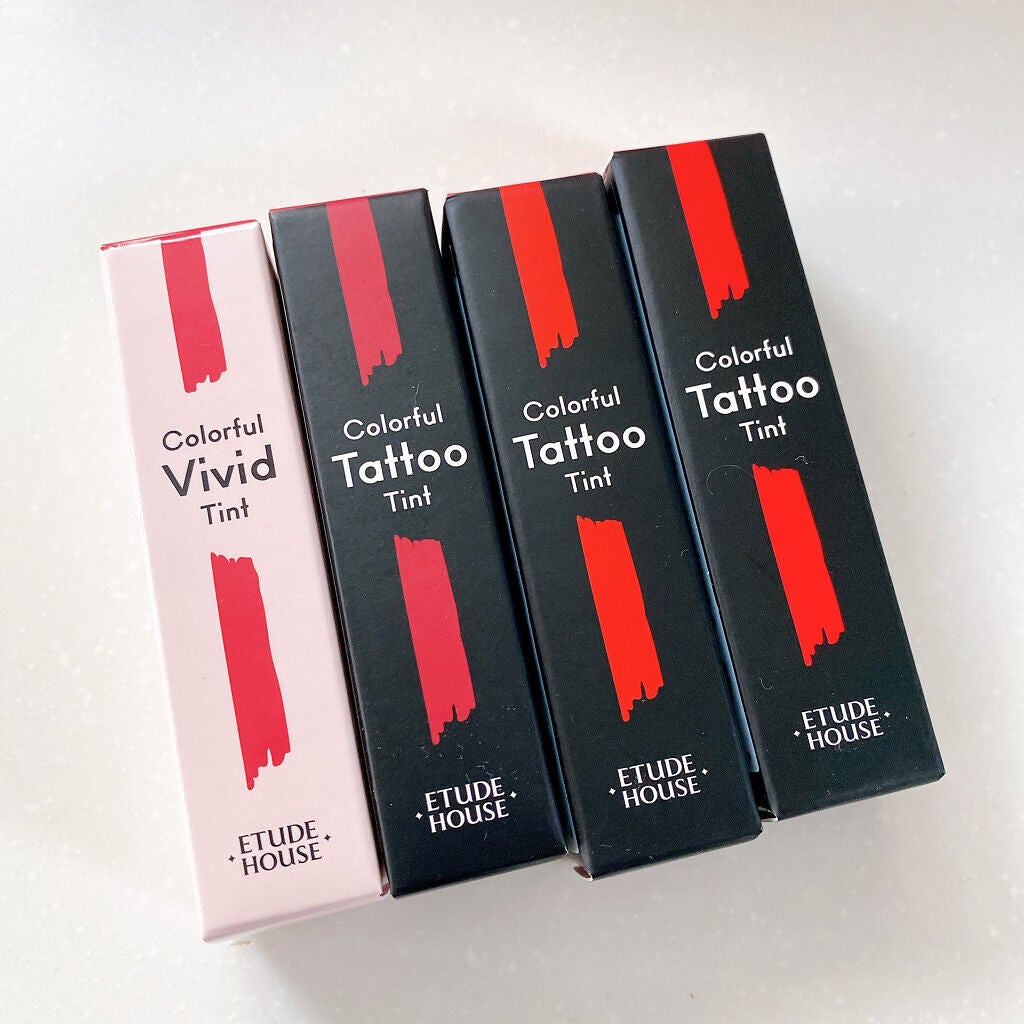 カラフルビビッドティント/ETUDE/口紅を使ったクチコミ(4枚目)