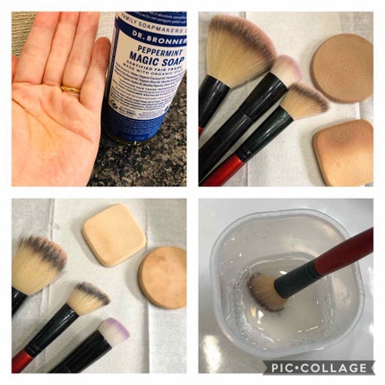 マジックソープ ペパーミント/ドクターブロナー/ボディソープを使ったクチコミ(4枚目)