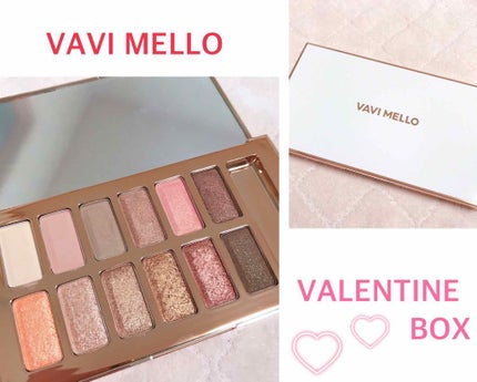 バレンタインボックス/VAVI MELLO/アイシャドウパレットを使ったクチコミ(1枚目)