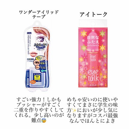ワンダーアイリッドテープ Extra/D-UP/二重まぶた用アイテムを使ったクチコミ(2枚目)