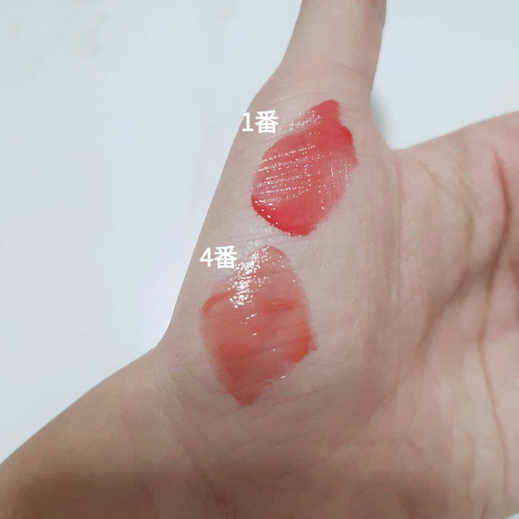 グラッシュ レイアー フィクシング ティント/lilybyred/リップティントを使ったクチコミ（2枚目）