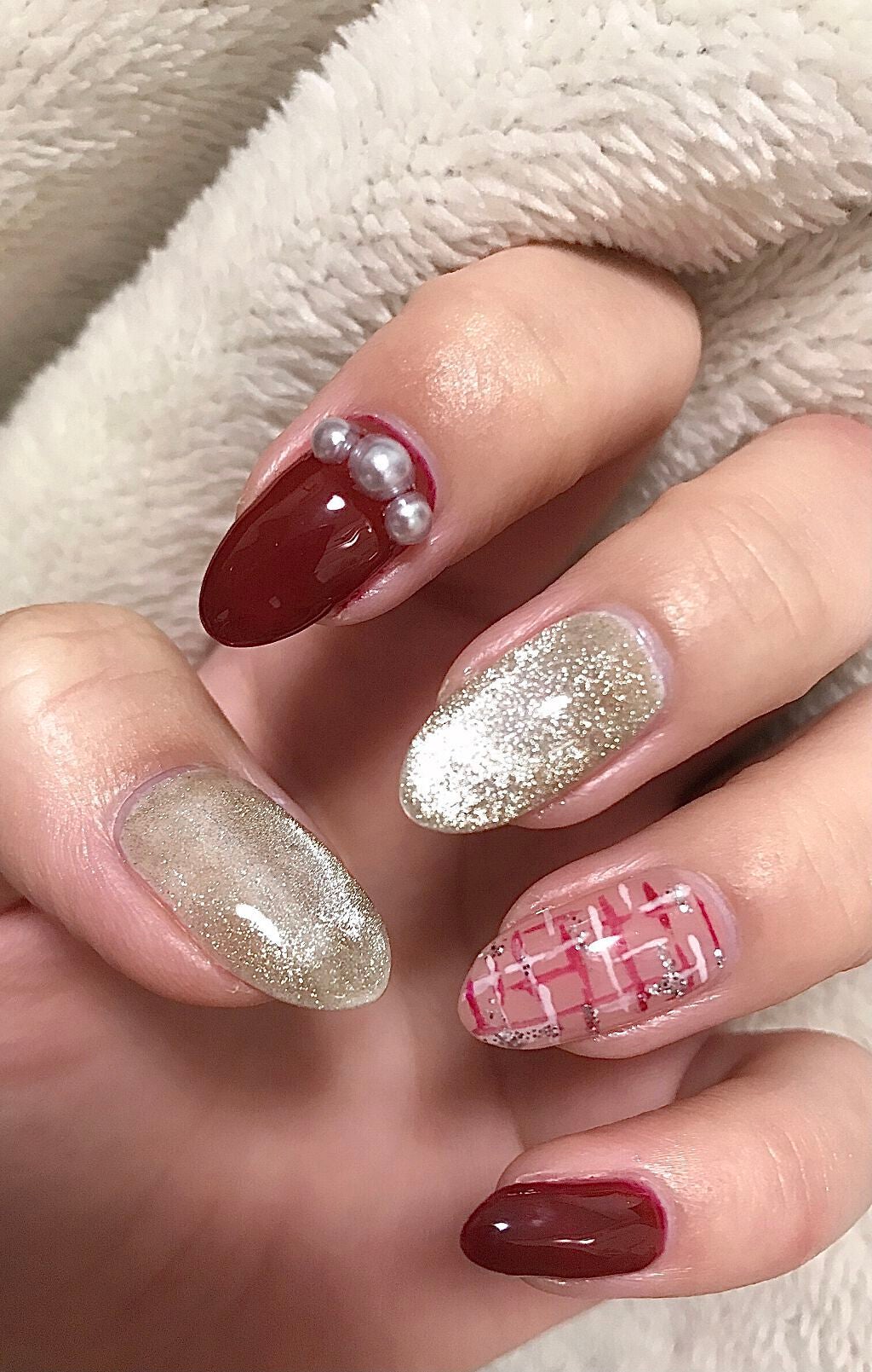 ジェルネイル(ライト対応)/セリア/ジェルネイルを使ったクチコミ(1枚目)