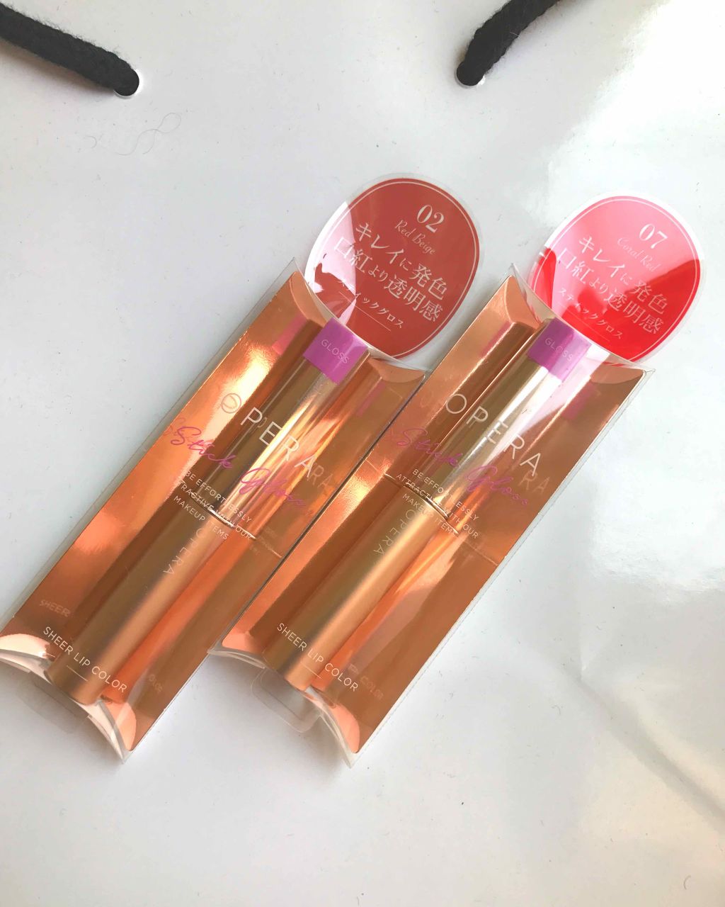 オペラ シアーリップカラー RN/OPERA/リップグロスを使ったクチコミ(1枚目)