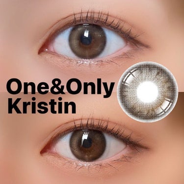 One & Only Kristin/Hapa kristin/カラーコンタクトレンズを使ったクチコミ（1枚目）