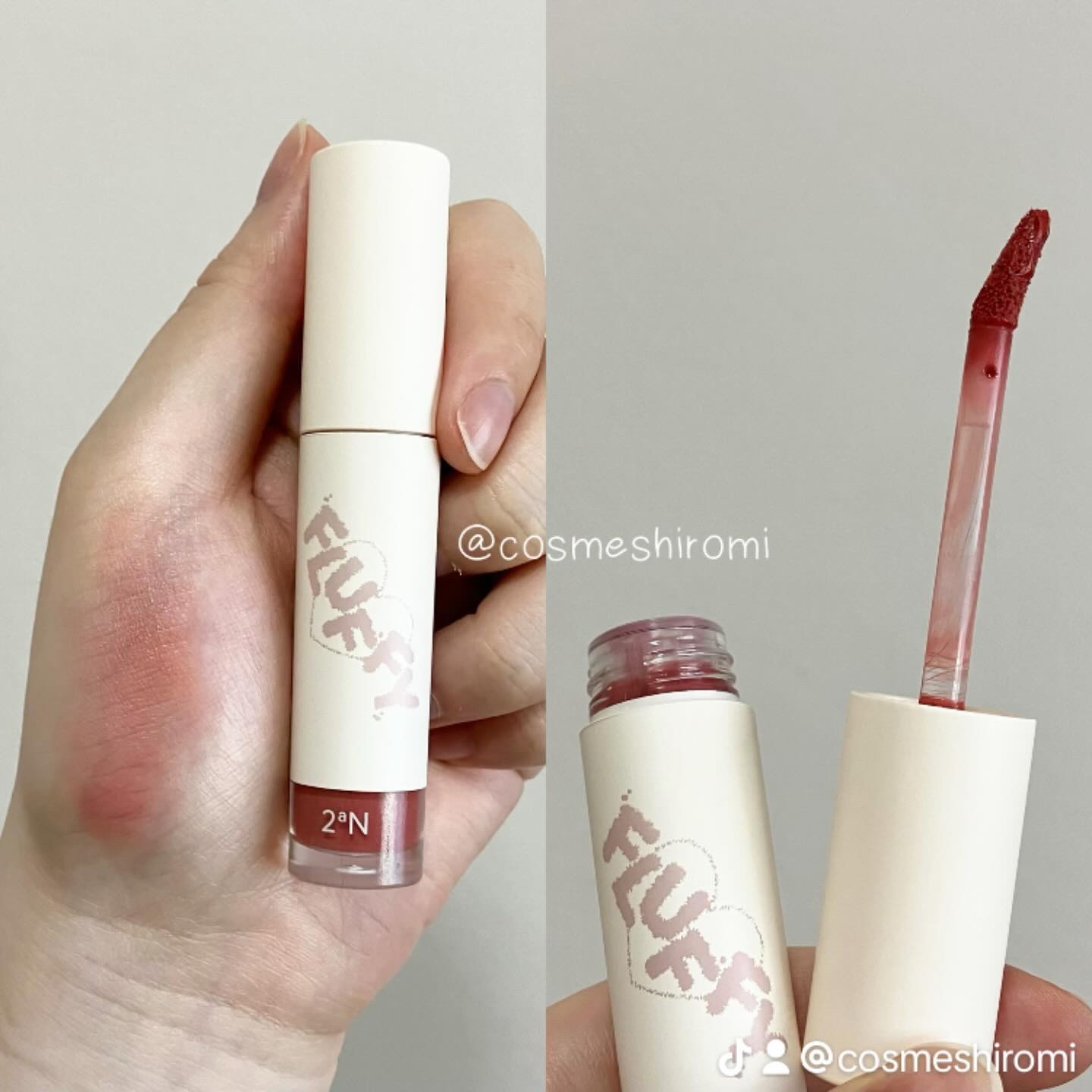 フラッフィーブラーティント/2aN/リップティントを使ったクチコミ（1枚目）