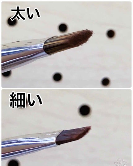ダブルエンドアイブロウブラシ スマッジタイプ/ロージーローザ/メイクブラシを使ったクチコミ(2枚目)