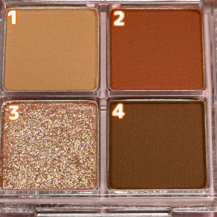 アンドバイロムアンド メロウアイパレット/&nd by rom&nd/アイシャドウパレットを使ったクチコミ(2枚目)