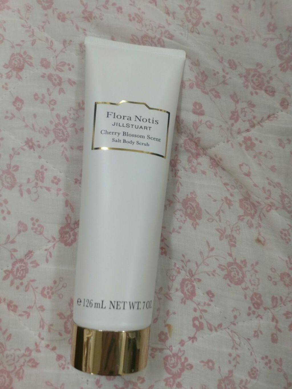 チェリーブロッサム ソルトボディスクラブ/Flora Notis JILL STUART/ボディスクラブを使ったクチコミ（1枚目）