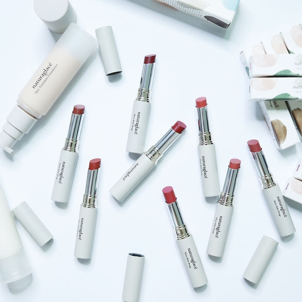 モイストバーム ルージュ 05 ブライトレッド/ナチュラグラッセ/口紅を使ったクチコミ（2枚目）