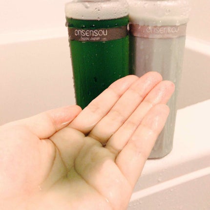 温泉藻配合頭皮ケアシャンプー/トリートメント/ONSENSOU/市販シャンプーを使ったクチコミ(2枚目)