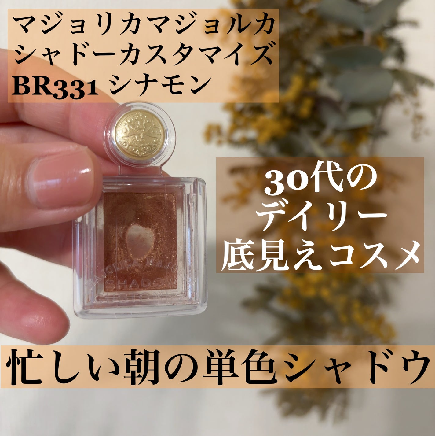 シャドーカスタマイズ/MAJOLICA MAJORCA/単色アイシャドウを使ったクチコミ(1枚目)