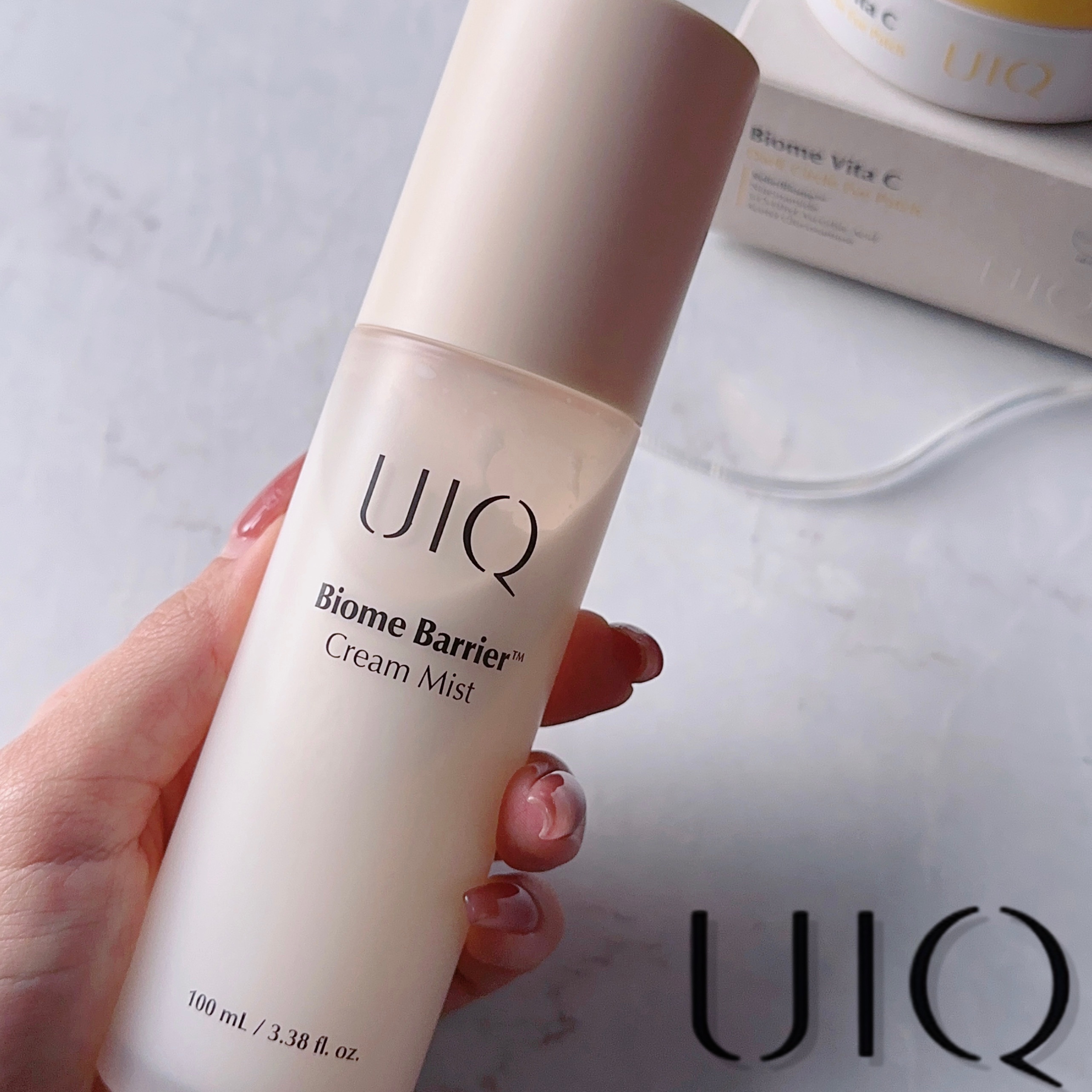 バイオームバリア クリームミスト/UIQ/ミスト状化粧水を使ったクチコミ（1枚目）