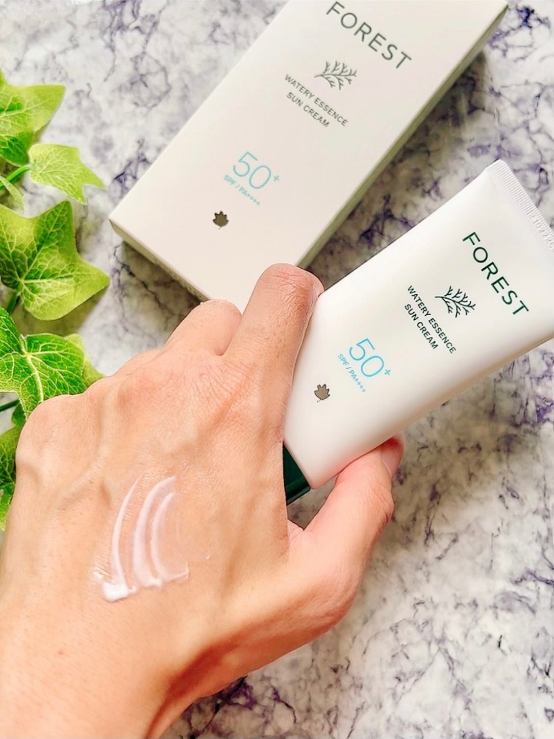 フォレスト エッセンスサンクリーム/FoRest by Greenfinger/日焼け止めローションを使ったクチコミ(2枚目)