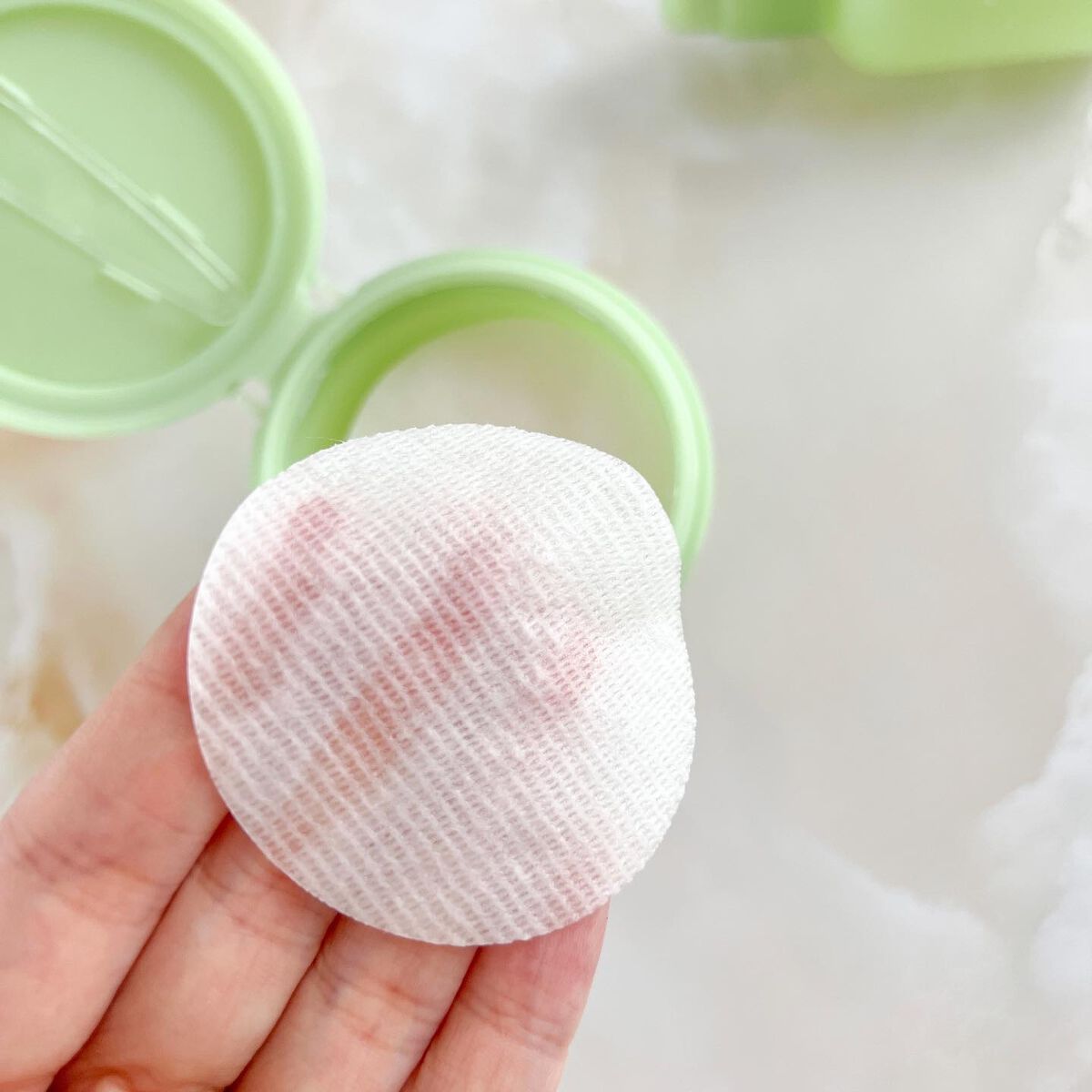 ドクダミカーミングタッチスポットパッド/Abib /トナーパッドを使ったクチコミ（3枚目）