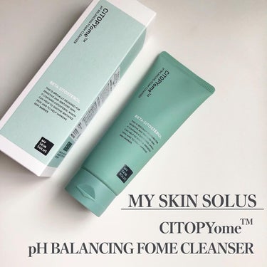 CITOPYome ph BALANCING FOAM/my skin solus/洗顔フォームを使ったクチコミ（1枚目）