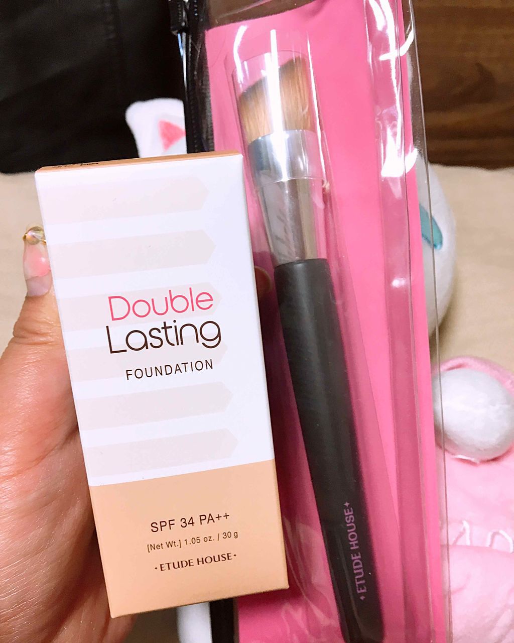ダブルラスティング ファンデーション/ETUDE/リキッドファンデーションを使ったクチコミ（1枚目）