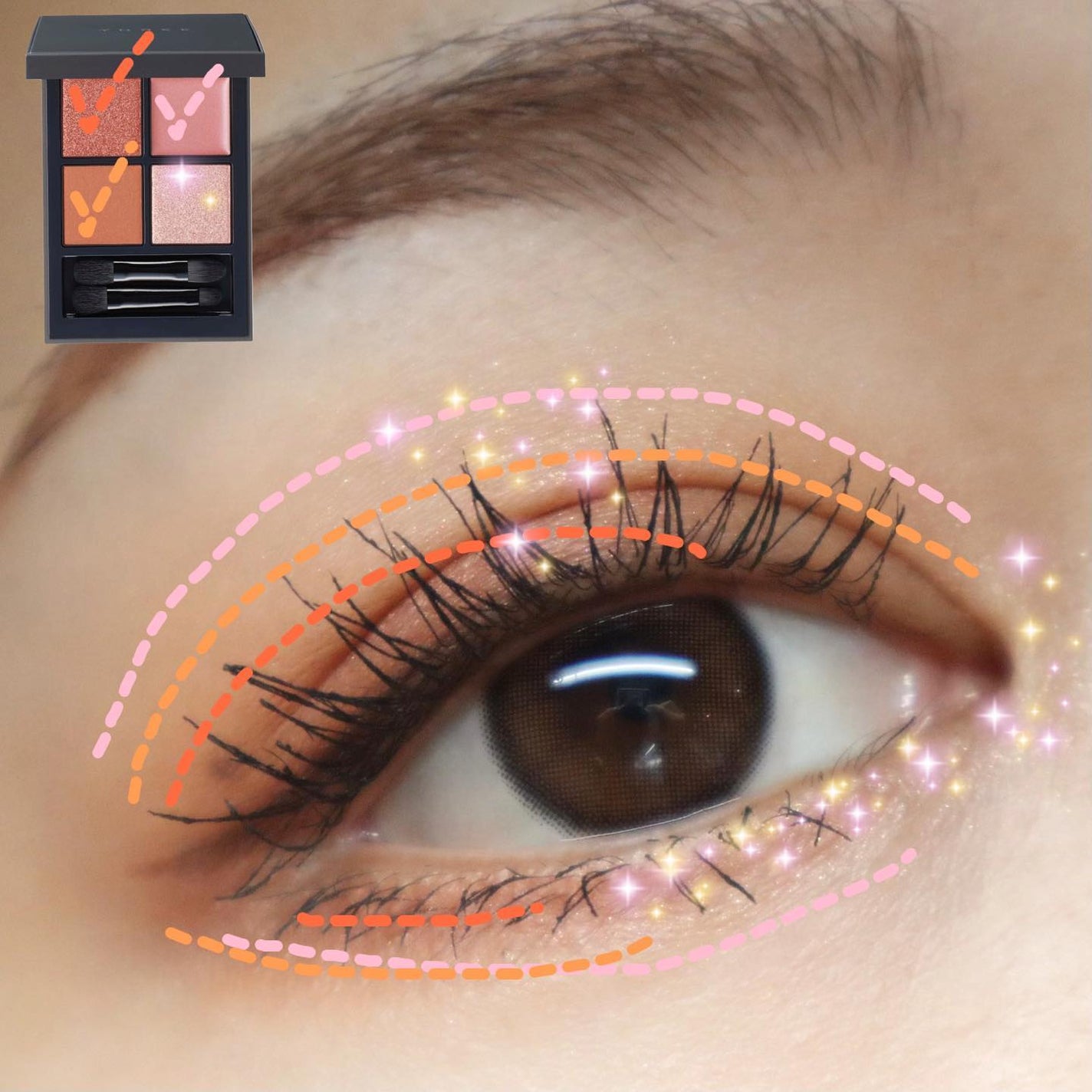 ディメンショナルビジョンアイパレット/THREE/アイシャドウパレットを使ったクチコミ(5枚目)