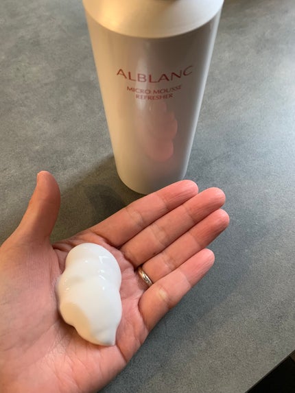マイクロムース リフレッシャー/ALBLANC/泡洗顔を使ったクチコミ(2枚目)