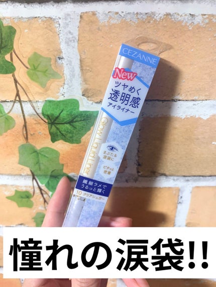 グロウリキッドライナー/CEZANNE/リキッドアイライナーを使ったクチコミ(1枚目)