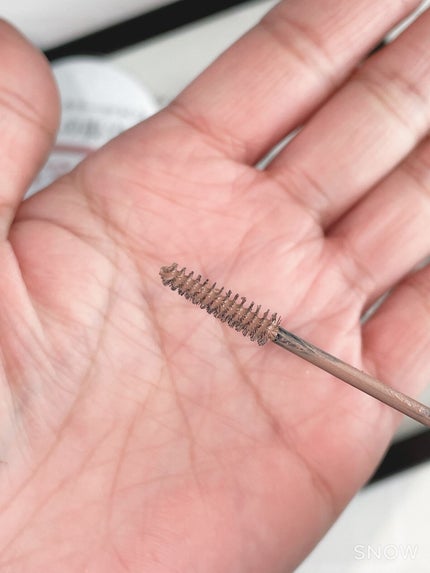 ニュアンスブロウマスカラ 02 フォギーピンクブラウン/K-パレット/眉マスカラを使ったクチコミ(3枚目)