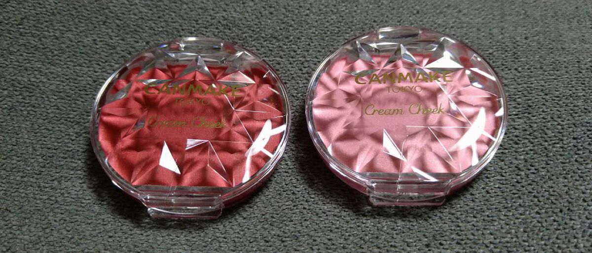 クリームチーク（マットタイプ） M03 マカロンフレーズ/キャンメイク/ジェル・クリームチークを使ったクチコミ（2枚目）