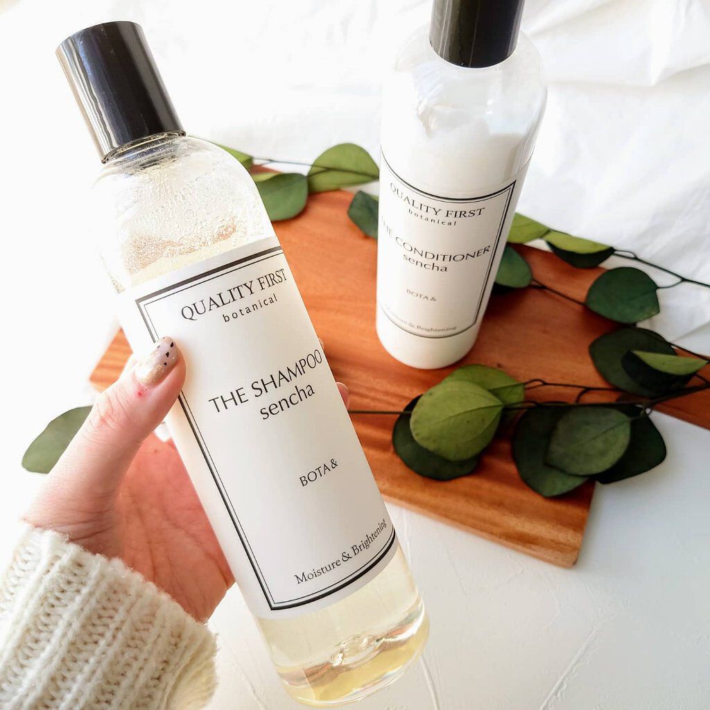 ボタアンド ザ シャンプー <sencha>/クオリティファースト/市販シャンプーを使ったクチコミ（2枚目）