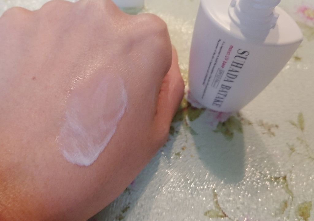 モイストUVベース/SUHADABATAKE(素肌畑）/日焼け止めミルクを使ったクチコミ（3枚目）