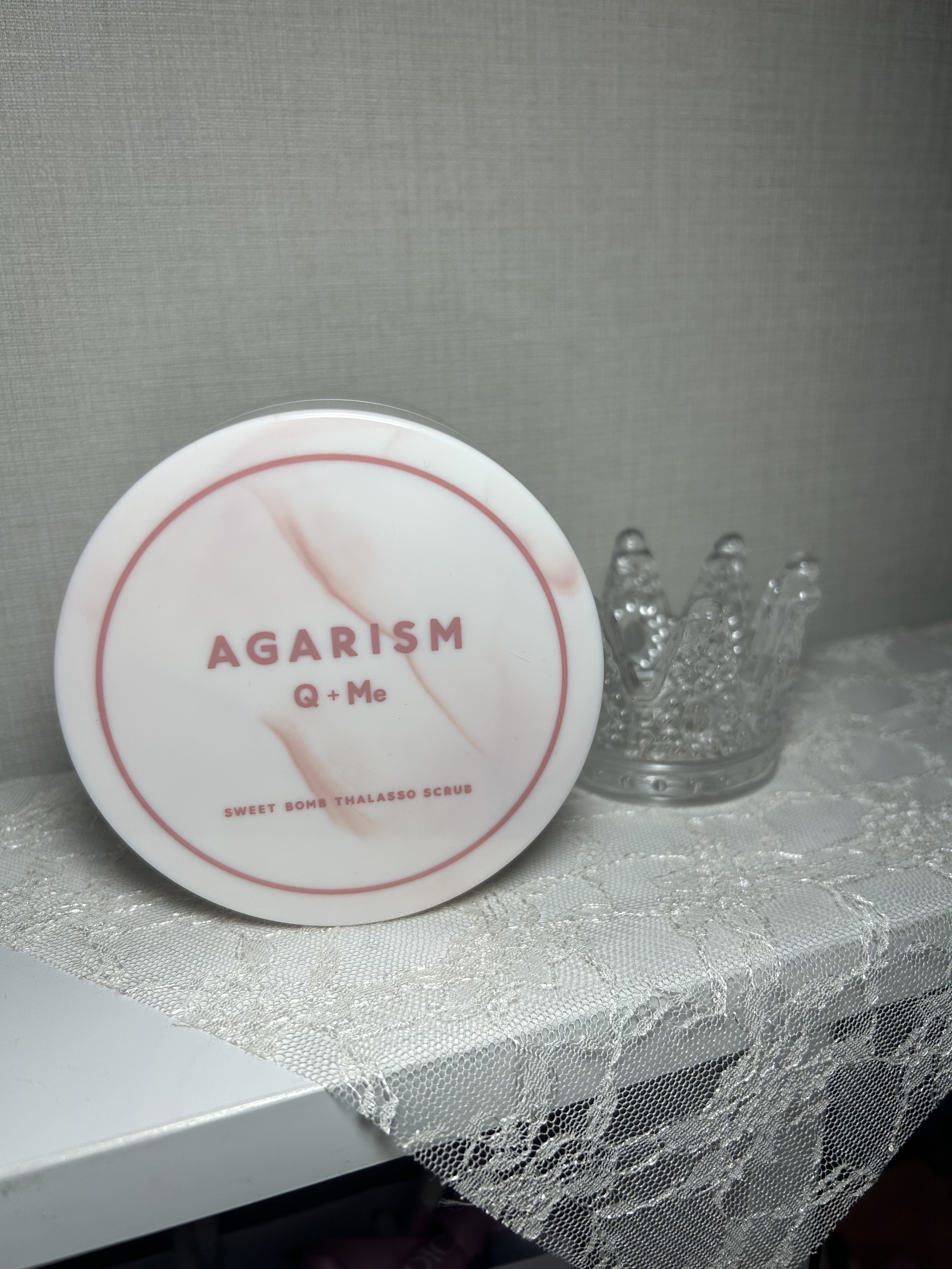 キューミースウィートボムタラソスクラブ　ピオニーブーケの香り/AGARISM/ボディスクラブを使ったクチコミ（3枚目）