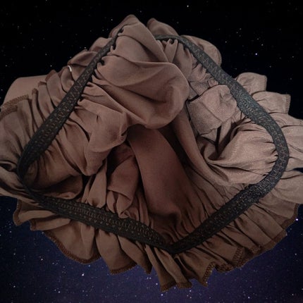 シルク ナイトキャップ(ゴム紐) 12 ブラウン/COCOSILK/ヘアケアグッズの画像