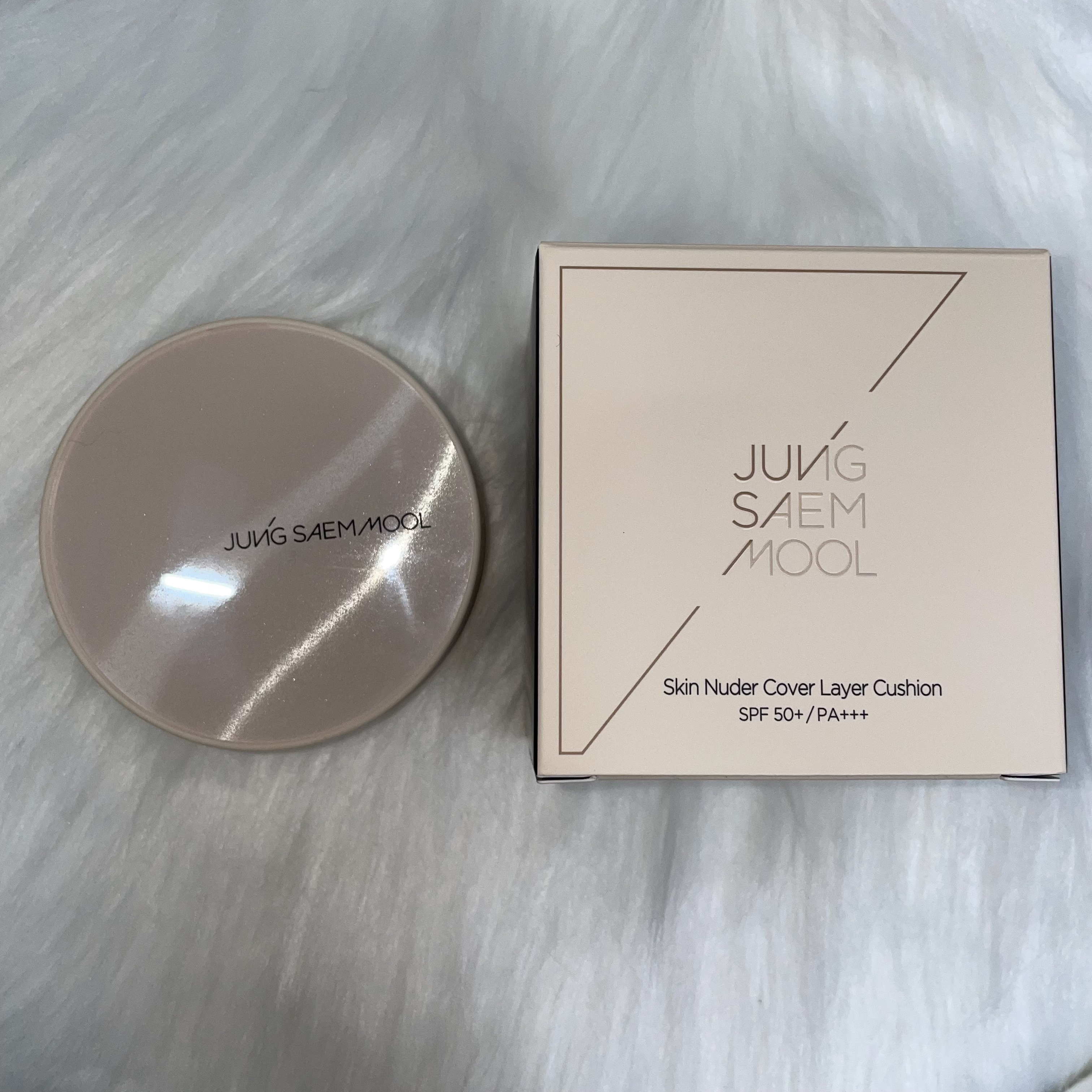 ジョンセンムル スキンヌーダーカバーレイヤークッション 21 エンライト/JUNG SAEM MOOL/クッションファンデーションを使ったクチコミ（1枚目）