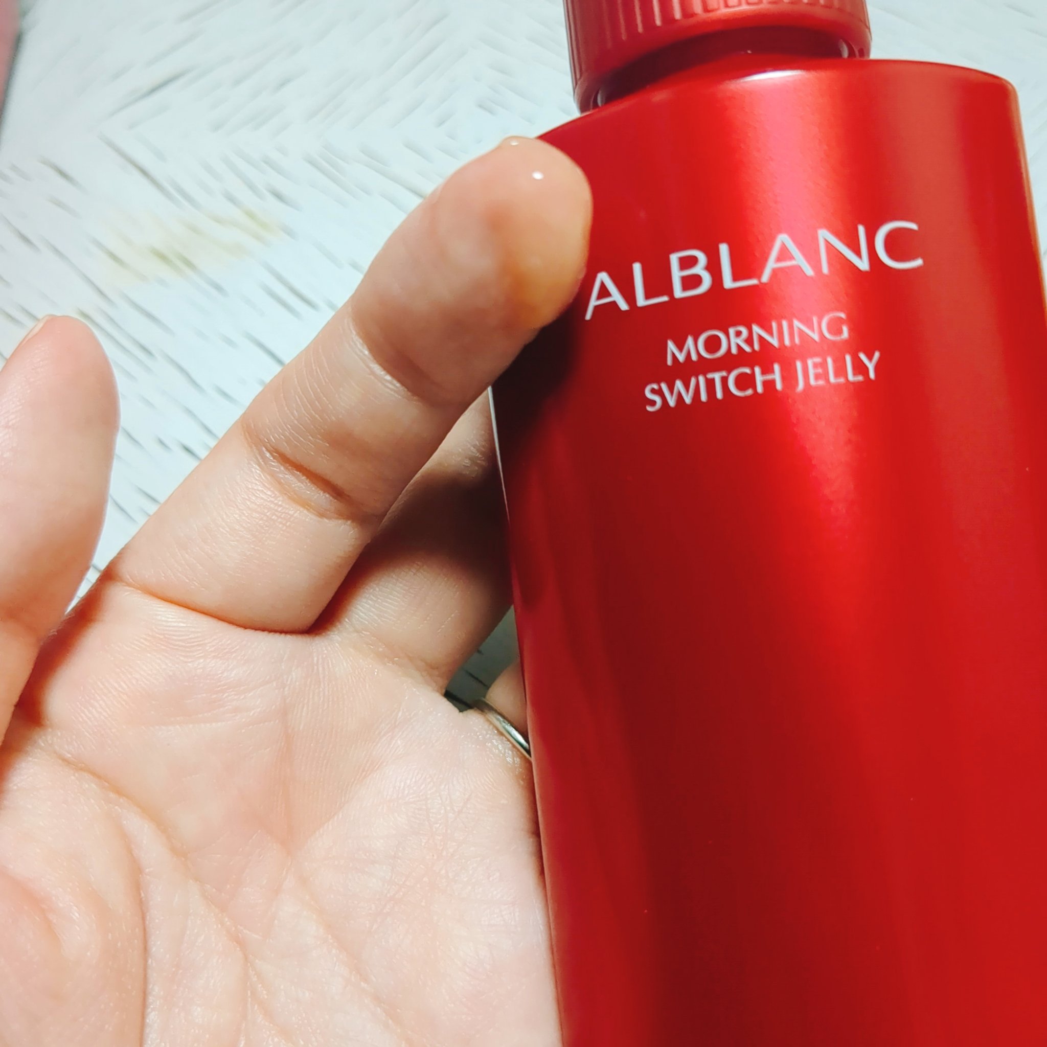 モーニング スイッチジュレ/ALBLANC/美容液を使ったクチコミ（2枚目）