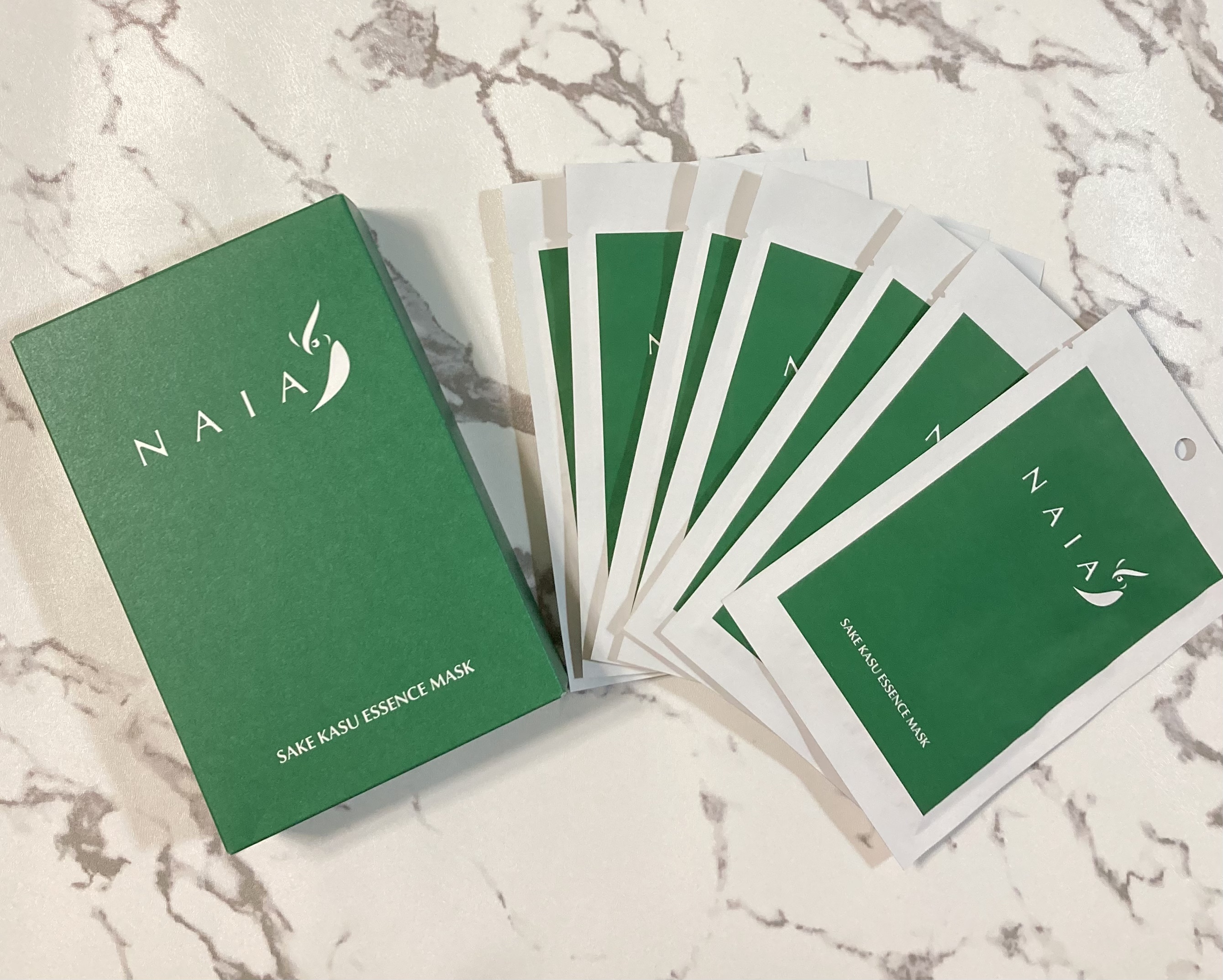 酒粕フェイスマスク 7枚入り（個包装）/NAIA/シートマスク・パックを使ったクチコミ（1枚目）