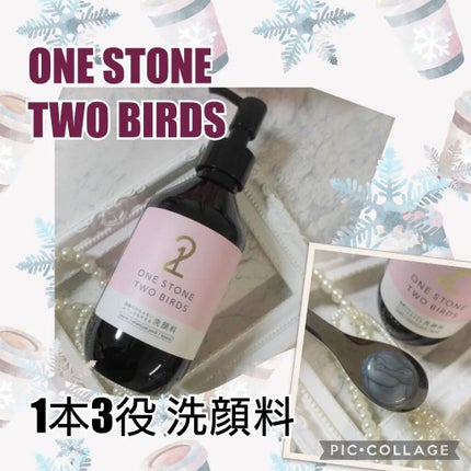 洗顔だけじゃない+パックもできる洗顔料/ONE STONE TWO BIRDS/その他洗顔料を使ったクチコミ(1枚目)